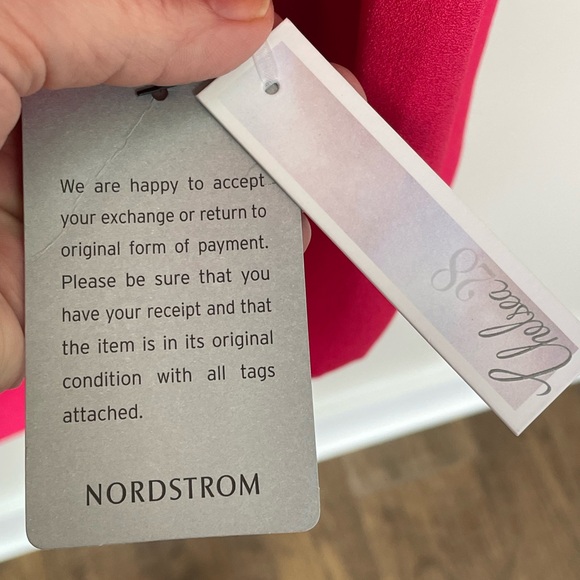 NWT Nordstrom Chelsea 28 Oversized Barbie Pink Dress Balloon Sleeves Women’s Sz4 - Picture 4 of 8